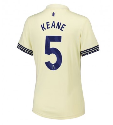 Everton Michael Keane #5 Udebanetrøje Dame 2025-26 Kortærmet